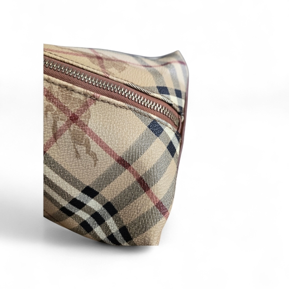 Burberry Beige and Brown Checkered Satchel - Picture 5 of 6